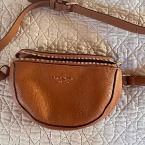 Kate Spade Tan Leather Crossbody Bag
